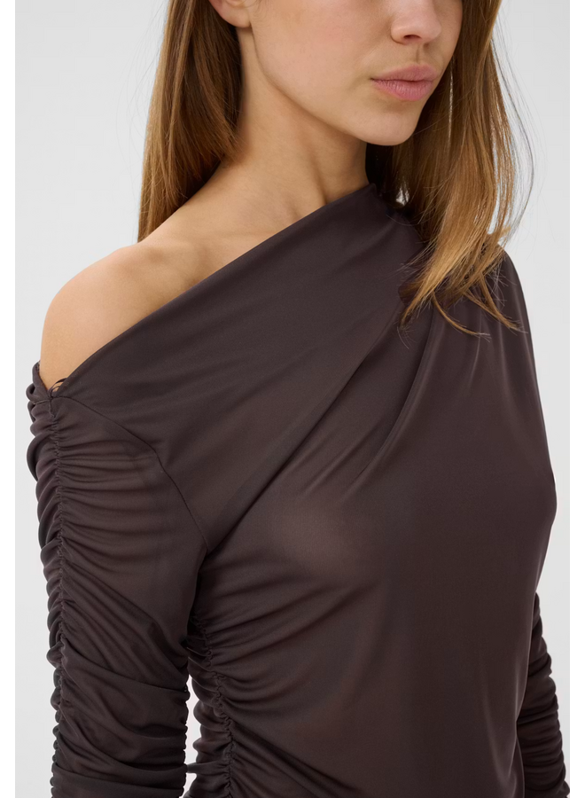 Gestuz Svedae Longsleeve Top Deep Plum