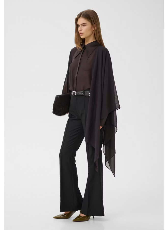 Gestuz Lynne Scarf Shirt Ganache