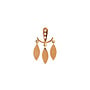 Stine A Dancing Three Leaves Behind Ear Earring Gold - per stuk