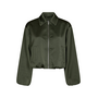 Neo Noir Denielle Heavy Sateen Jacket Deep Green