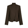 Neo Noir Tiria Structure Blazer Dark Brown