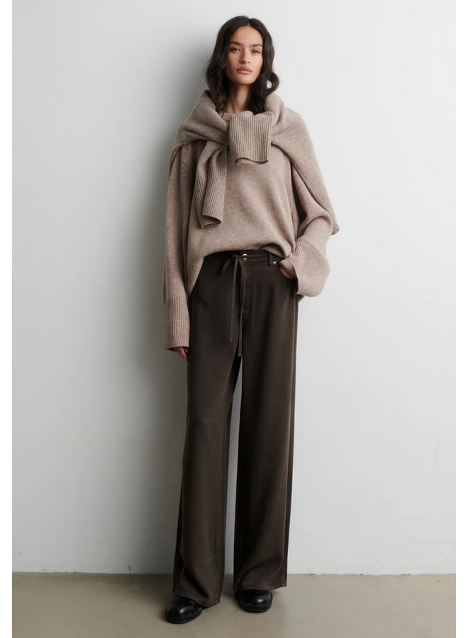 Second Female Irven Denim Jeans Black Olive
