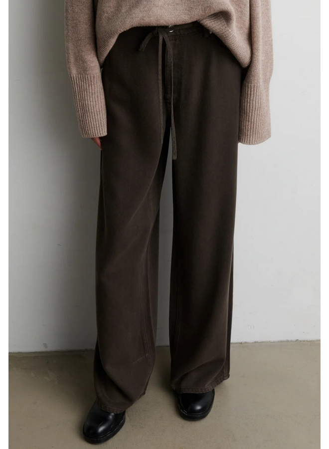 Second Female Irven Denim Jeans Black Olive