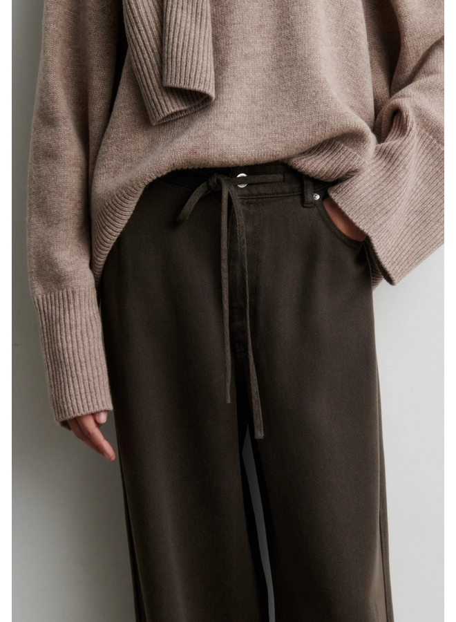 Second Female Irven Denim Jeans Black Olive