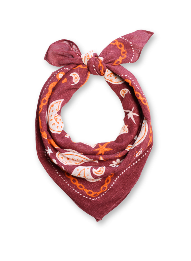 Bonnie Studios Farm Scarf Burgundy