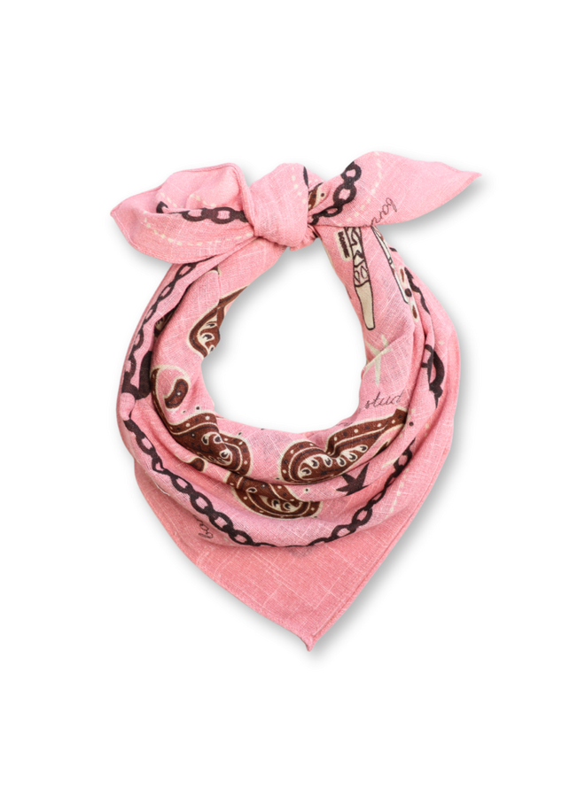 Bonnie Studios Farm Scarf Pink