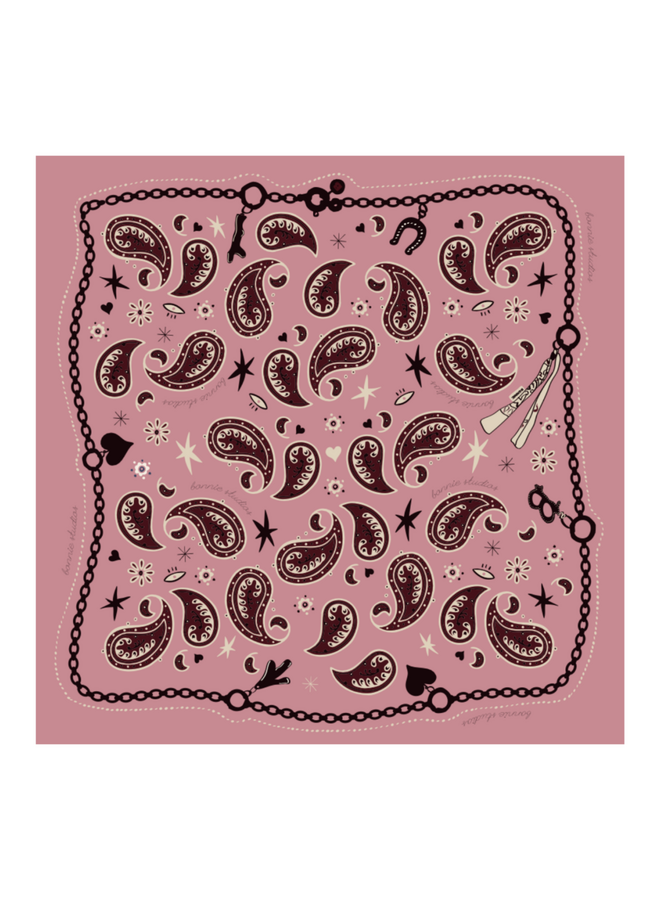 Bonnie Studios Farm Scarf Pink