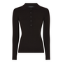 Bruuns Bazaar Anemone Valea Knit Polo Chocolate Brown