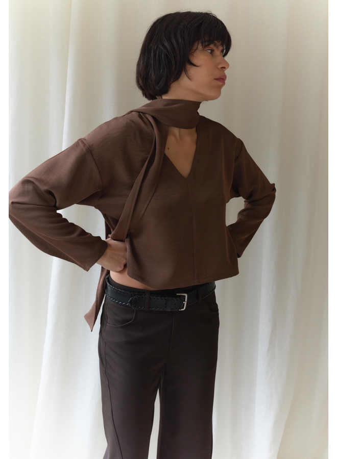 Azulae Steffi Blouse Brown