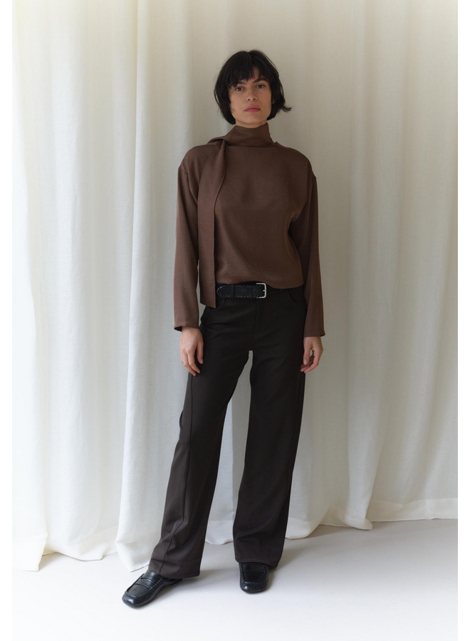 Azulae Steffi Blouse Brown