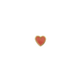 Stine A Petit Love Heart Coral Enamel Gold - per stuk
