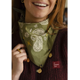 Bonnie Studios Pendant Scarf Olive Green