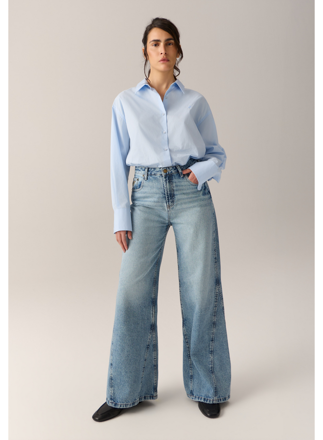 Lois Skater Flare Silver Stone