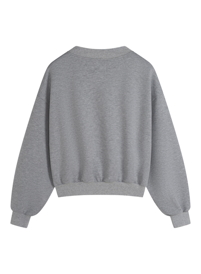 Azulae Lauren V-Neck Sweater Antra Melange