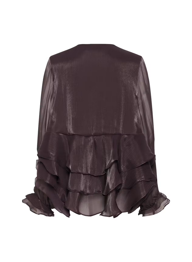 Gestuz Licie Blouse Deep Plum