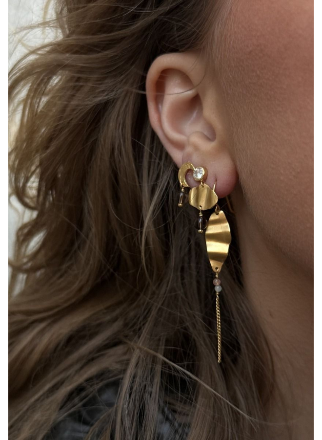 Stine A Cleo with Chain Earring - per stuk