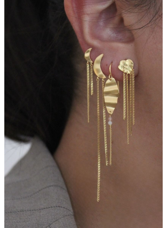 Stine A Cleo with Chain Earring - per stuk