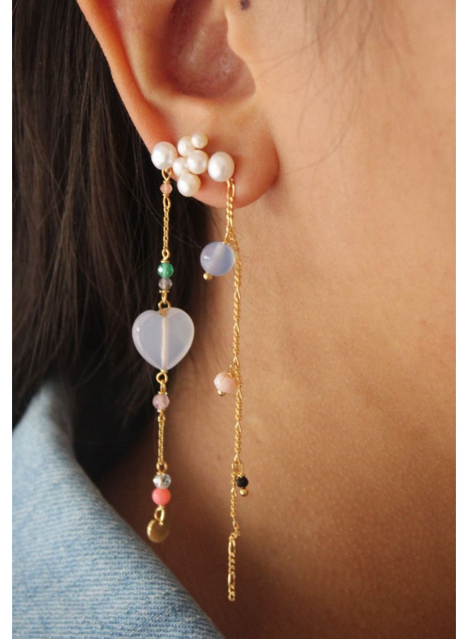 Stine A Callas Earring Long Paradis - per stuk