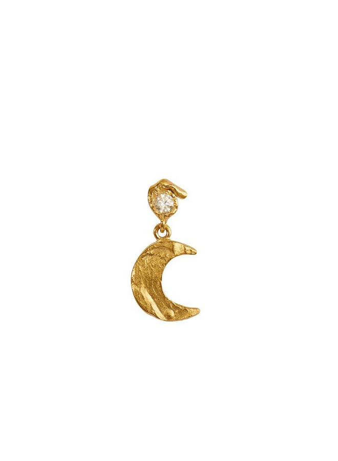 Stine A Petit Flow Earring with Claire de Lune - per stuk