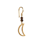 Stine A Bella Moon Earring Mocha - per stuk