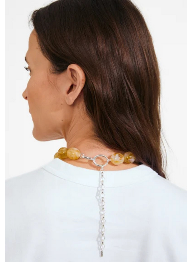 Pilgrim STILL necklace silver-plated/yellow