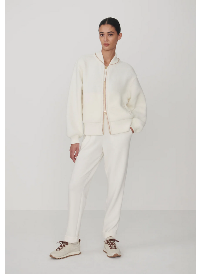 Varley Klaudia Fleece Jacket Egret