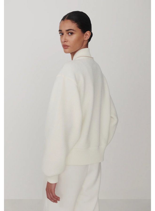 Varley Klaudia Fleece Jacket Egret