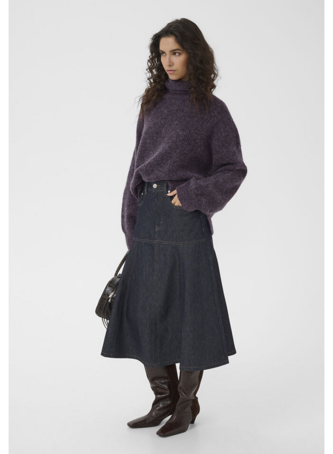 Gestuz Alpha Rollneck Juniper Melange