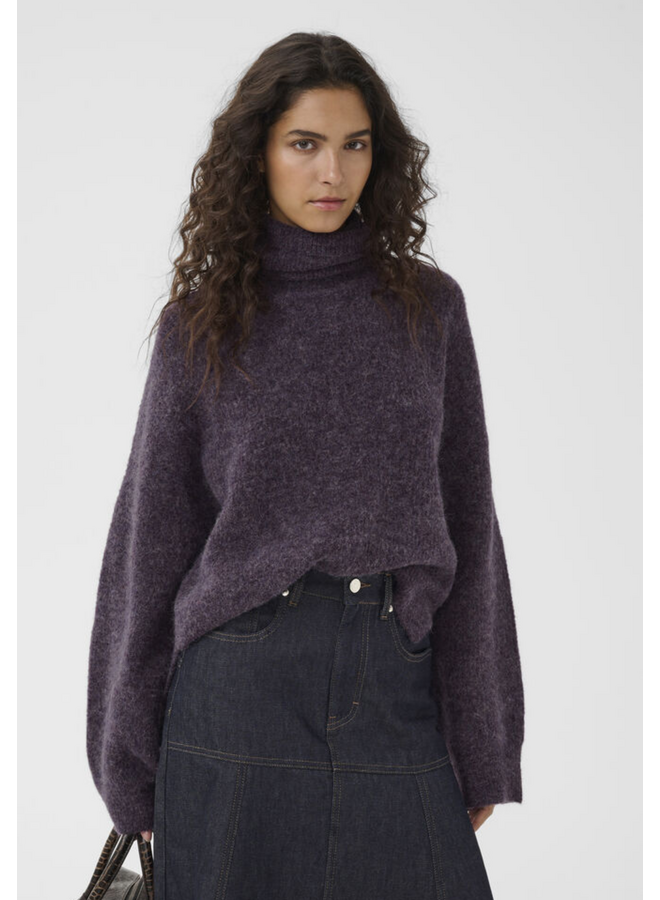 Gestuz Alpha Rollneck Juniper Melange