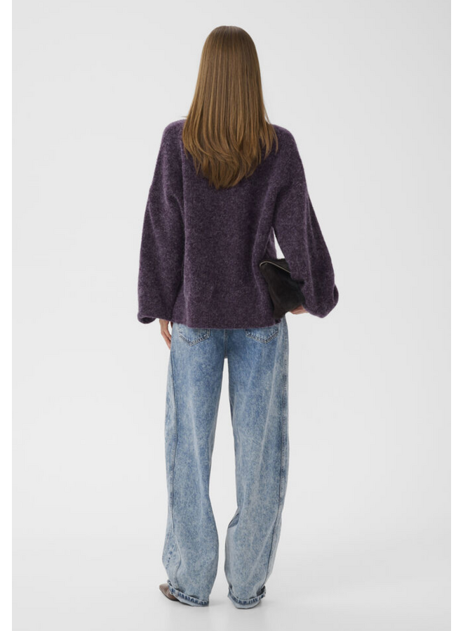 Gestuz Alpha Slit Pullover Juniper Melange