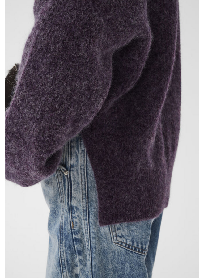 Gestuz Alpha Slit Pullover Juniper Melange