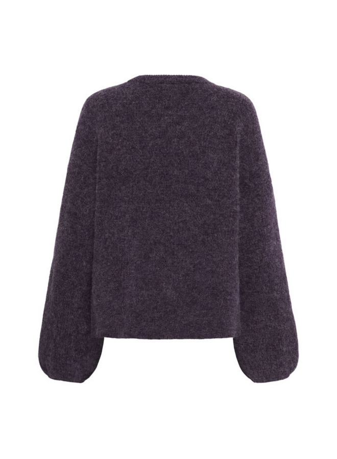 Gestuz Alpha Slit Pullover Juniper Melange