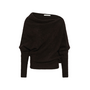 Gestuz Debbie Drape Pullover Ganache Melange