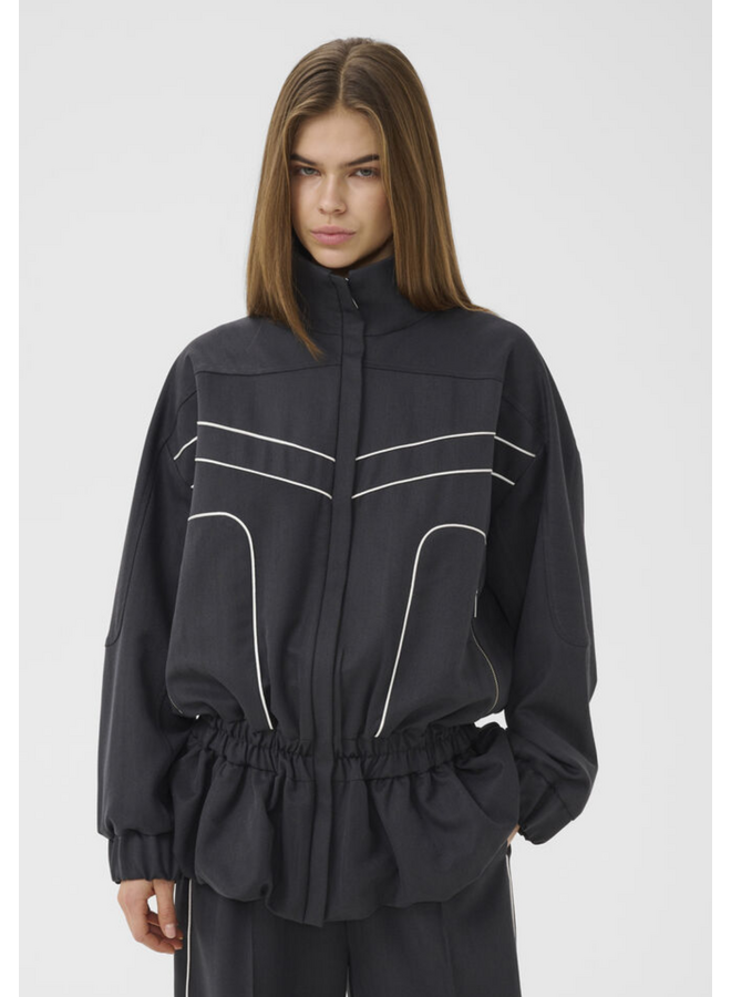 Gestuz Alezia Jacket Grey Herringbone
