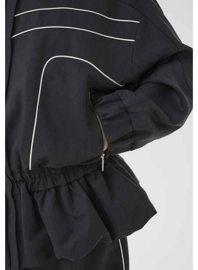 Gestuz Alezia Jacket Grey Herringbone