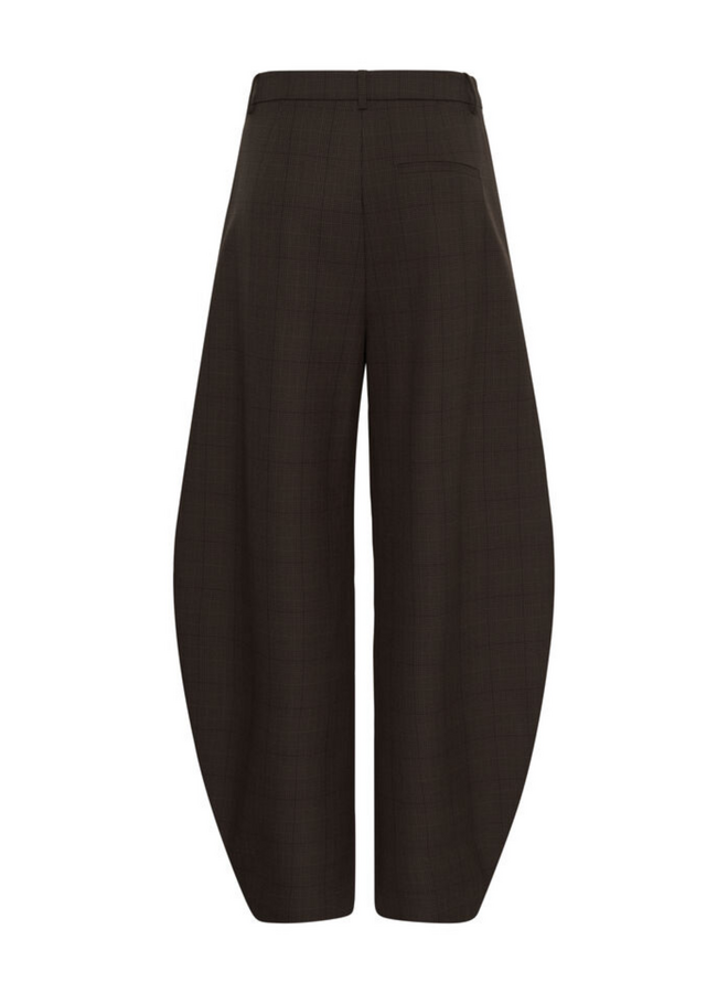 Gestuz Lavana HW Pants Brown Check