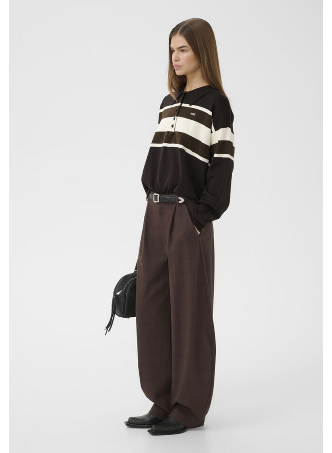 Gestuz Lavana HW Pants Brown Check
