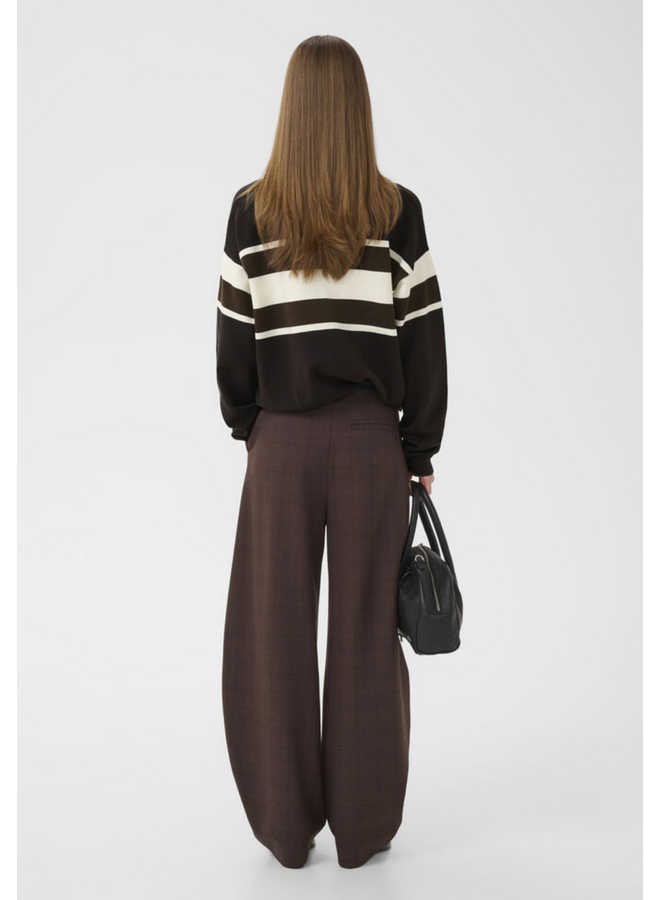 Gestuz Lavana HW Pants Brown Check