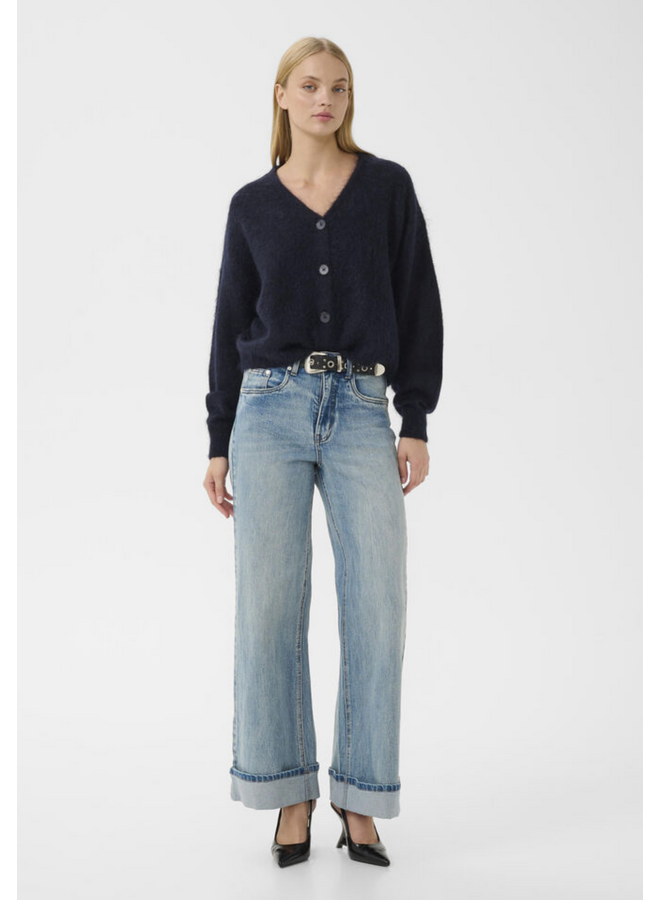 Gestuz Debbie V Cardigan NOOS Navy Melange