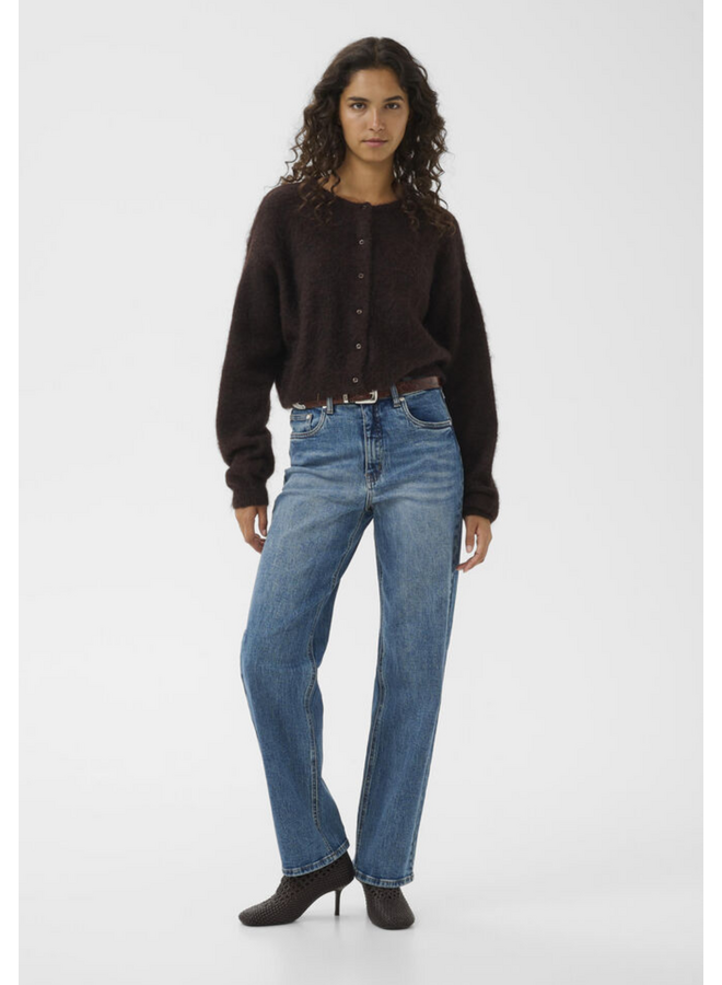 Gestuz Debbie Short Cardigan NOOS Ganache Melange