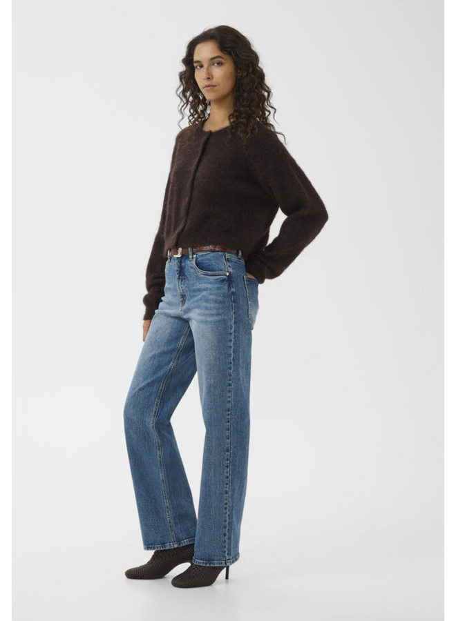Gestuz Debbie Short Cardigan NOOS Ganache Melange