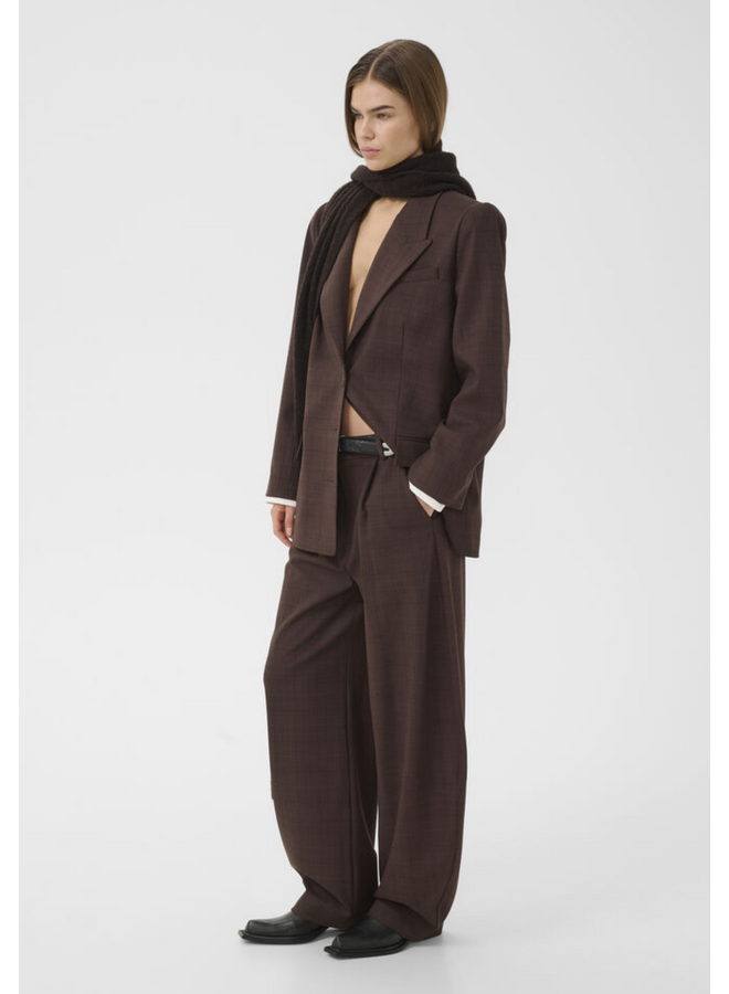 Gestuz Lavana Blazer Brown Check