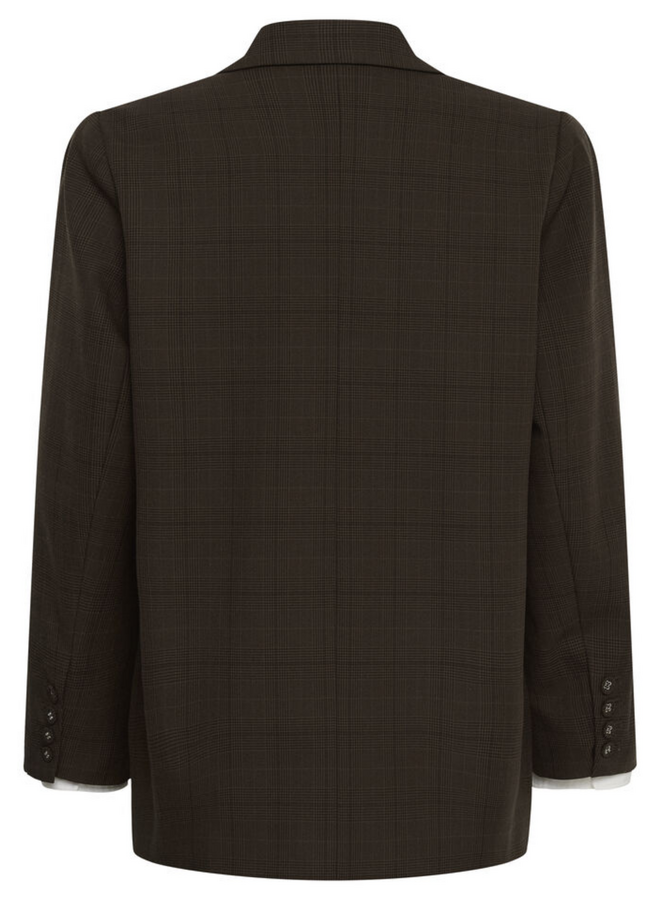 Gestuz Lavana Blazer Brown Check