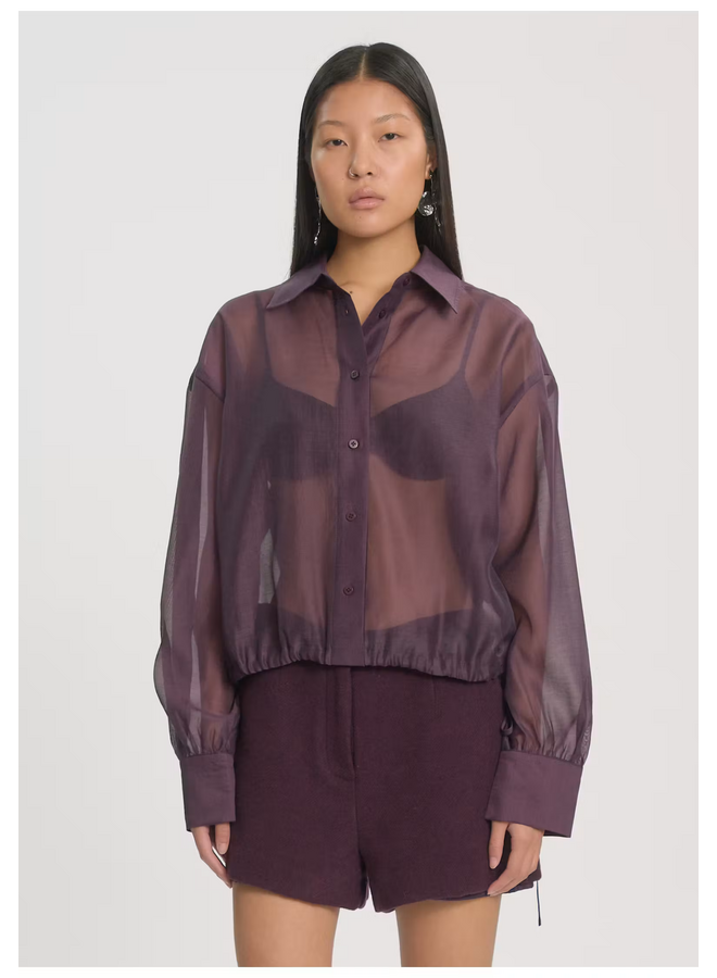 Edited Ottilia Blouse Plum Perfect