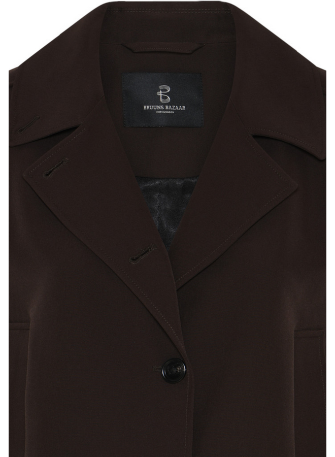 Bruuns Bazaar Rubysus Lita Waistcoat Dark Brown