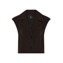 Bruuns Bazaar Rubysus Lita Waistcoat Dark Brown