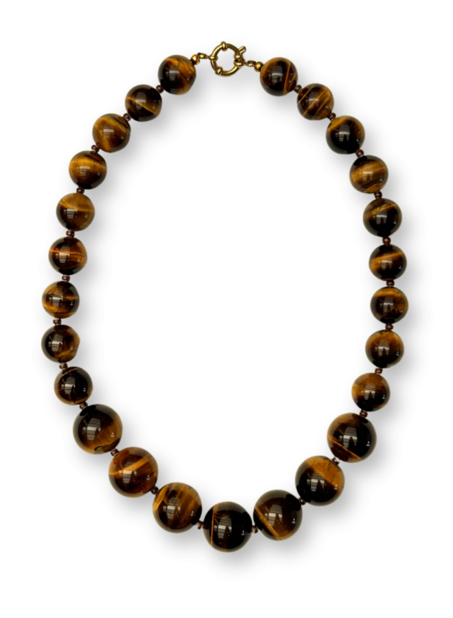 Bonnie Studios Brown Big Mixed Necklace