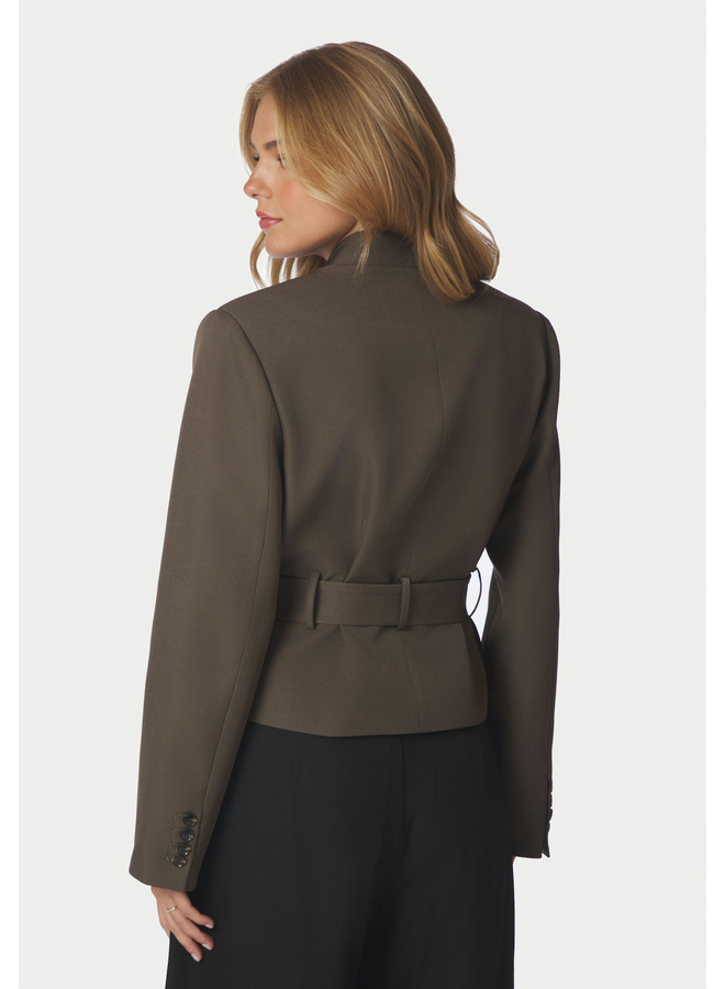Neo Noir Kailyn Structure Blazer Dusty Brown