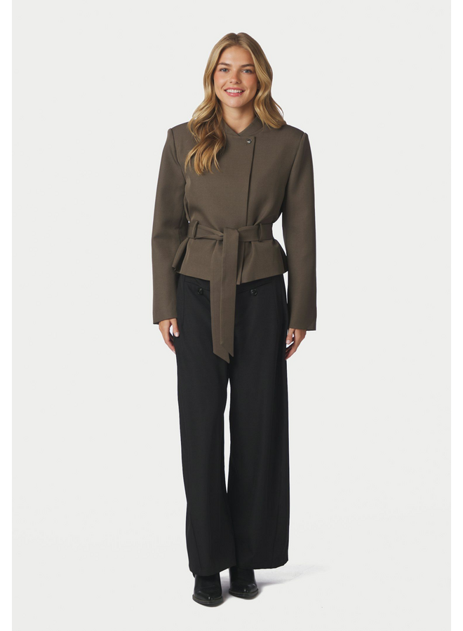 Neo Noir Kailyn Structure Blazer Dusty Brown
