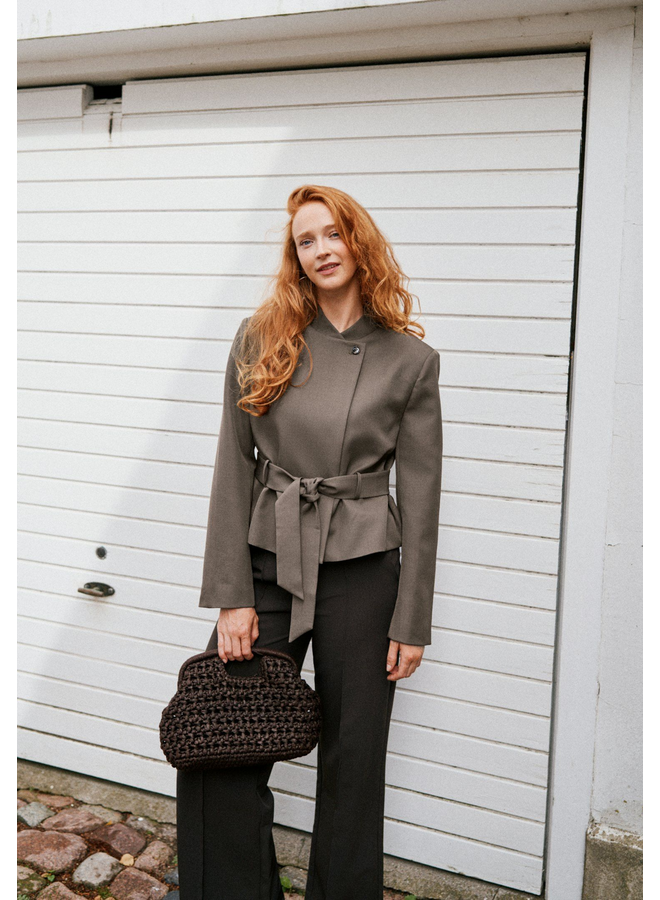Neo Noir Kailyn Structure Blazer Dusty Brown